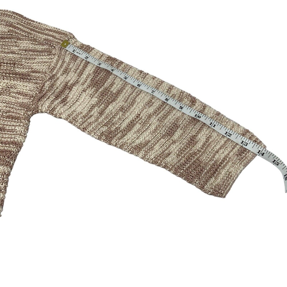 Pure J Jill Sweater Woven Sweater Top Boat Neckline Small Petite Oversized Read - Picture 6 of 13